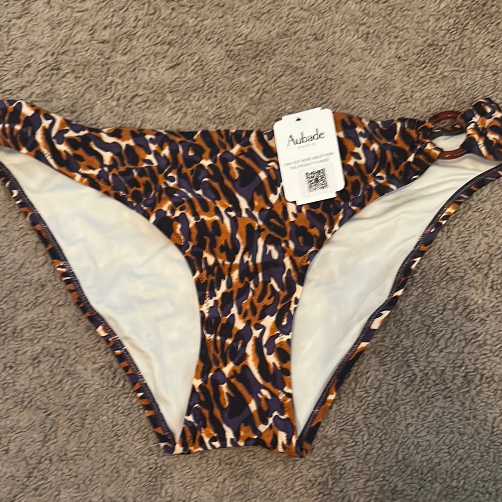 Aubade Women's Leopard Print Swim Bottom